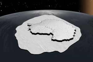 The surface area of Antarctic Sea ice increases dramatically during the winter.